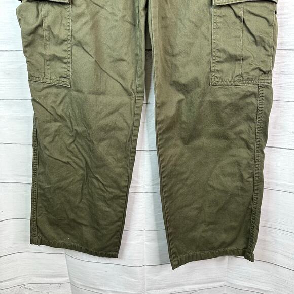 Levis Womens size 29 94 Baggy Pants Cargo Grunge Y2K Streetwear Green - Picture 5 of 10